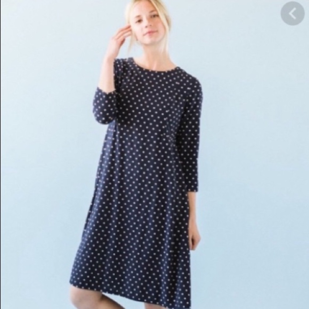 Sonnet James Brielle in navy Dot